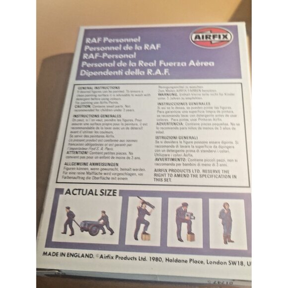 Airfix H0/00 Scale World War II RAF Personnel 47 pcs. 01747-5  New Open Box 1980 - Picture 8 of 8